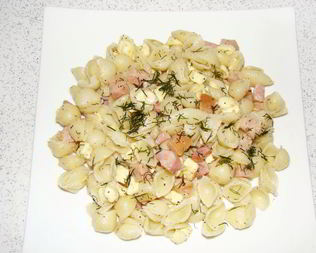 Макароны с брынзой