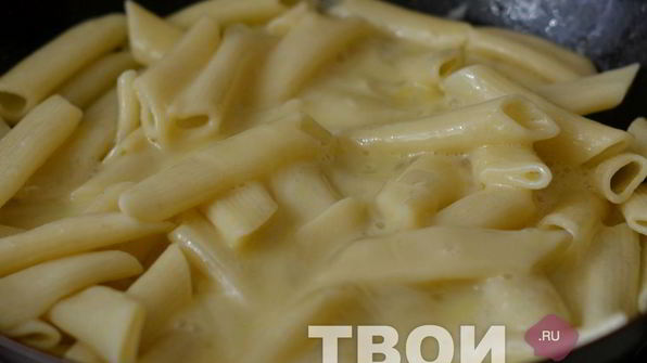 макароны с яйцом