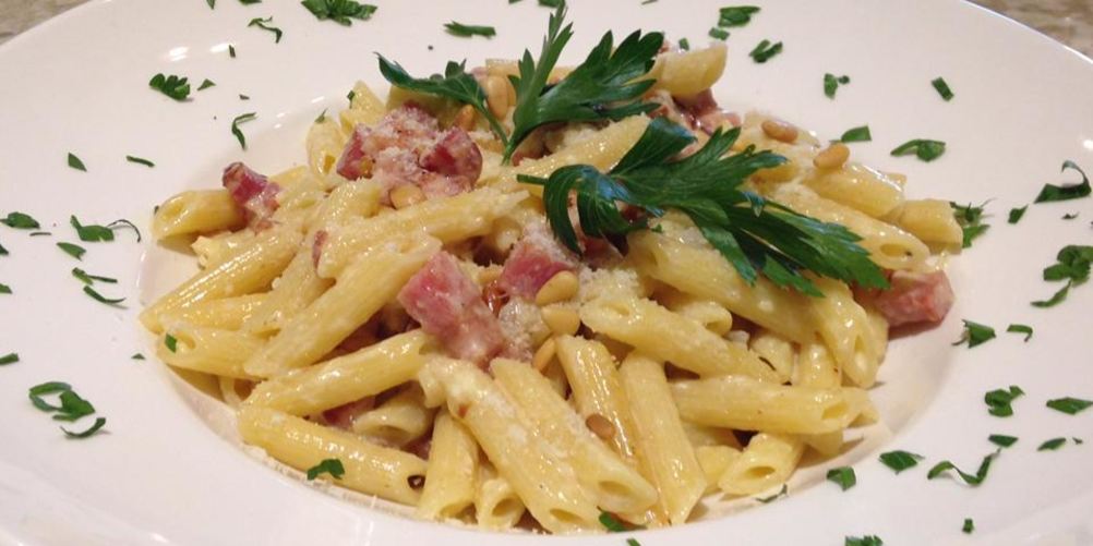Рецепт пасты карбонара со сливками