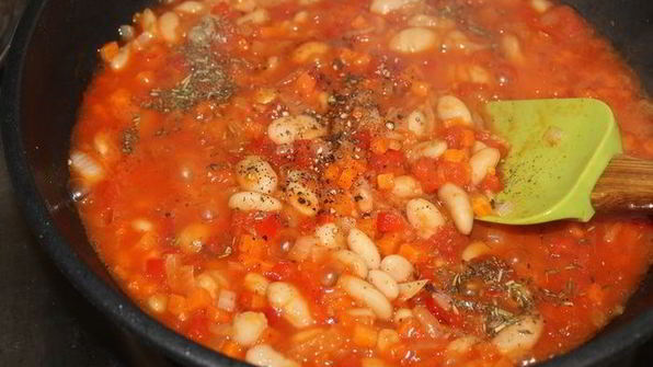 паста орекьетти с фасолью алла романо