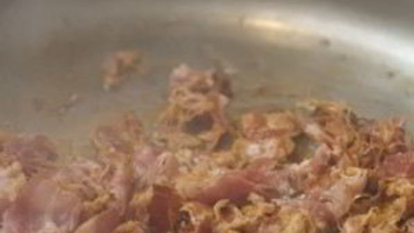 паста с беконом и помидорами