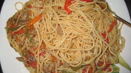 Паста с индейкой