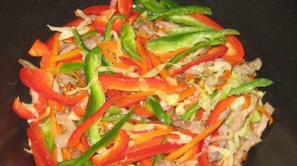 паста с индейкой