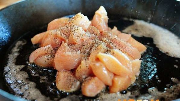 паста с курицей