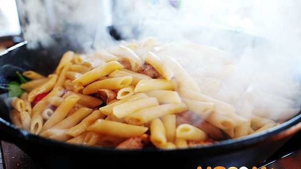 паста с курицей