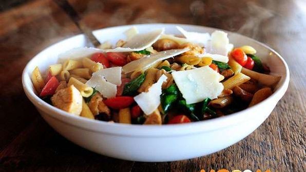 паста с курицей