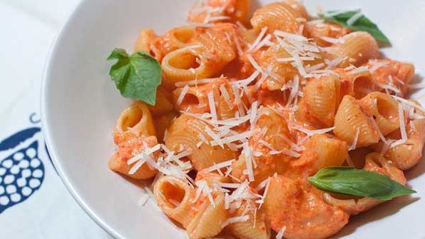 паста со сливочным соусом