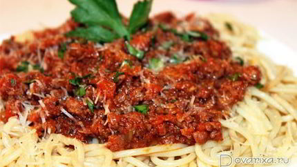 Спагетти Болоньезе