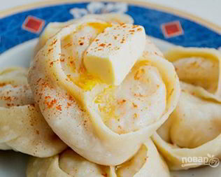 Манты из тыквы