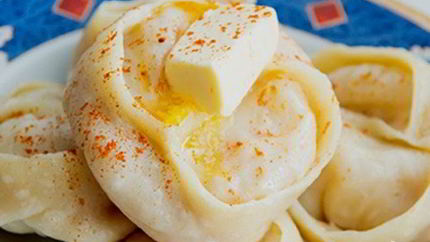 Манты из тыквы