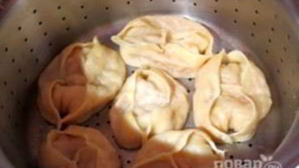 манты из тыквы