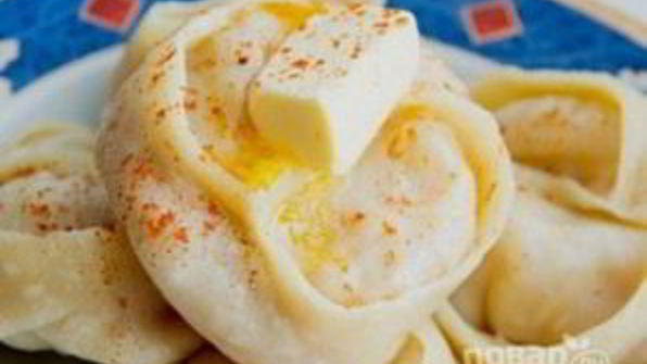 манты из тыквы