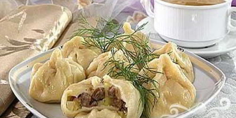 Рецепт мантов с бараниной