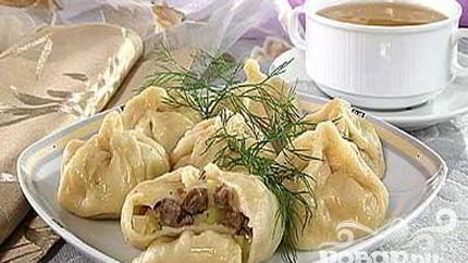 Манты с бараниной
