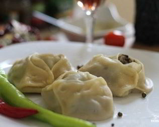 Манты с говядиной