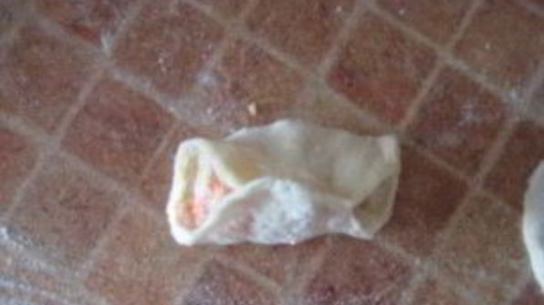 манты с рыбой