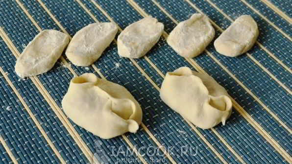 манты с тыквой и мясом