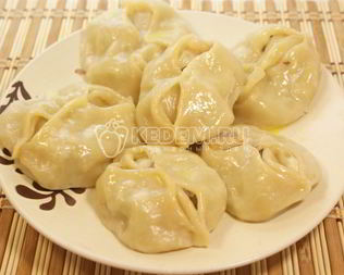 Манты с тыквой