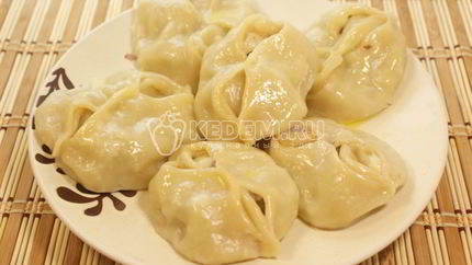 Манты с тыквой