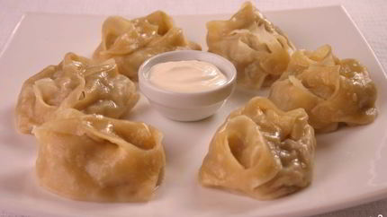 Манты в микроволновке