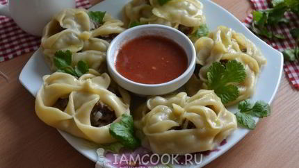 Манты в пароварке