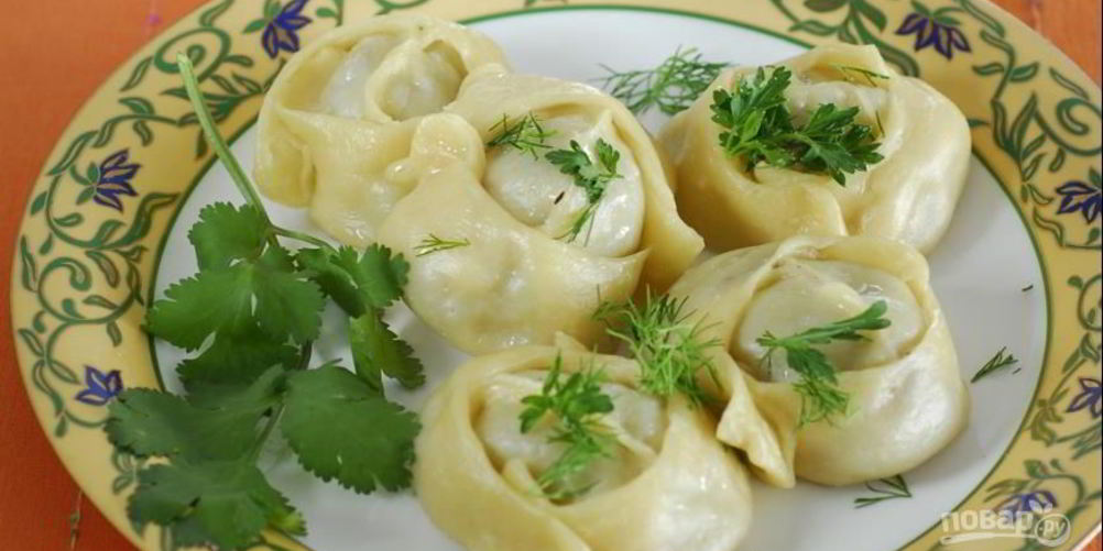 Рецепт узбекских мантов с фаршем в мультиварке