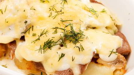 Курица по-французски с картофелем
