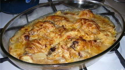 Мясо по-французски из куриных ножек