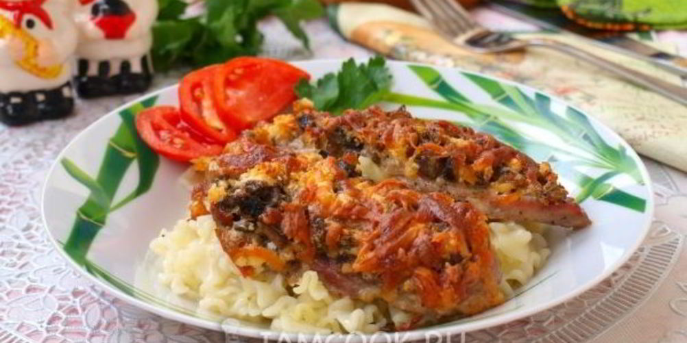 Рецепт мяса по-французски с грибами