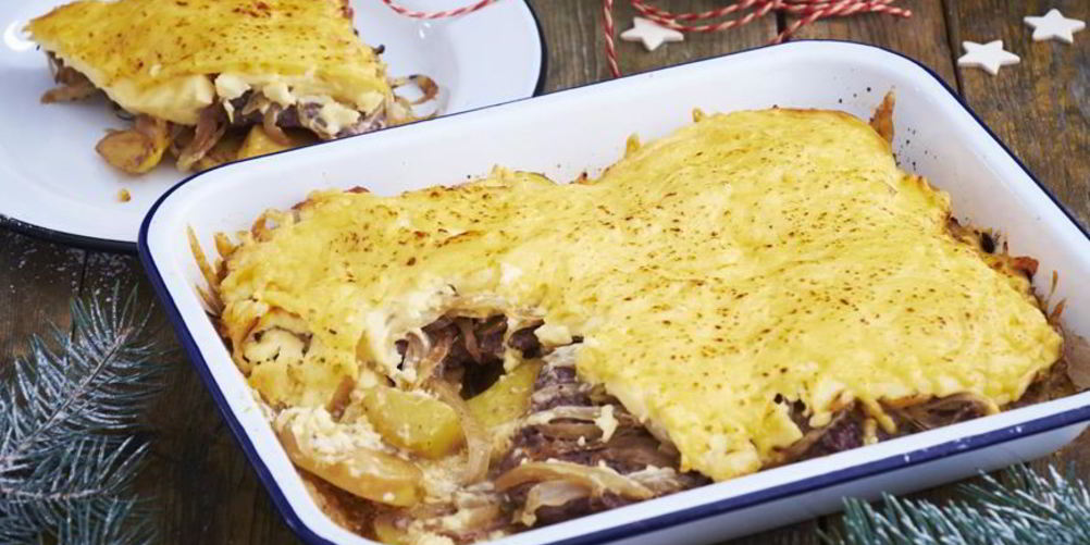 Рецепт мяса по-французски с картофелем