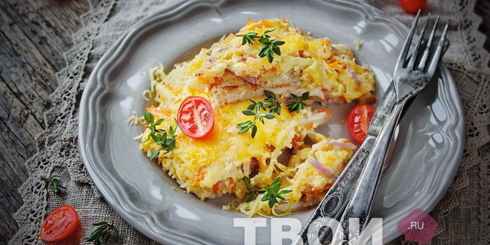 Рецепт мяса по-французски с картошкой