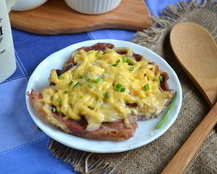 Мясо по-французски со свининой