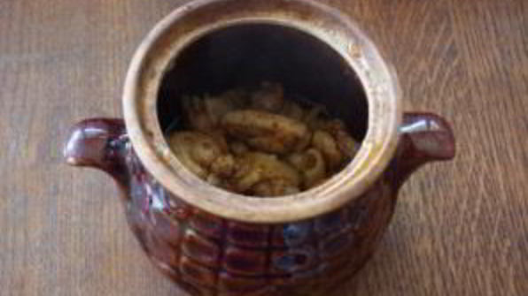 чанахи в горшочках с фасолью