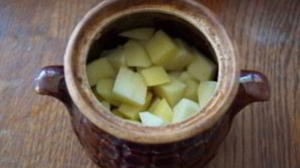 чанахи в горшочках с фасолью