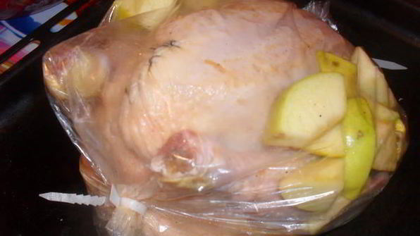 фаршированная курица к празднику