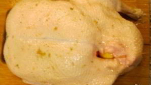 фаршированная утка с ананасом