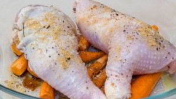 фаршированные куриные окорочка в духовке