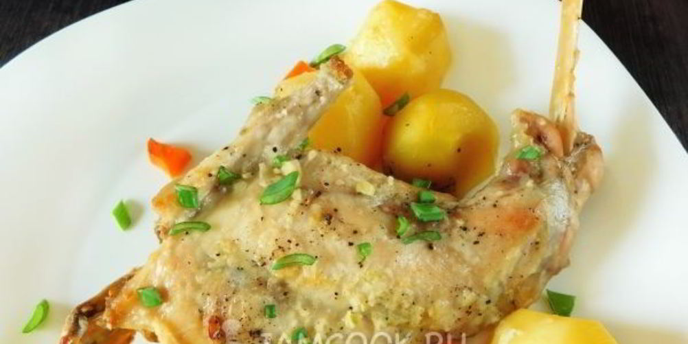 Рецепт кролика в фольге в духовке