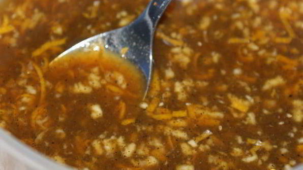 куриные крылышки в апельсиновой глазури