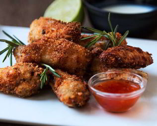 Куриные крылышки в маринаде из пахты