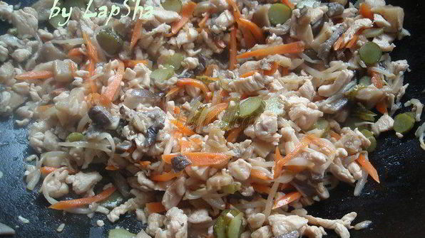 курица му шу