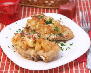 Курица под ананасами Страсть Амура