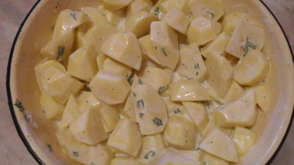 курица с картофелем, запеченные в рукаве