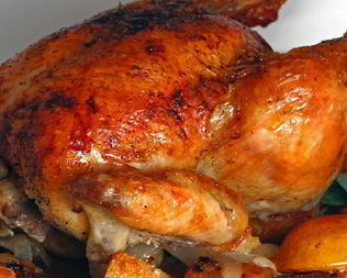 Курица в мультиварке целиком