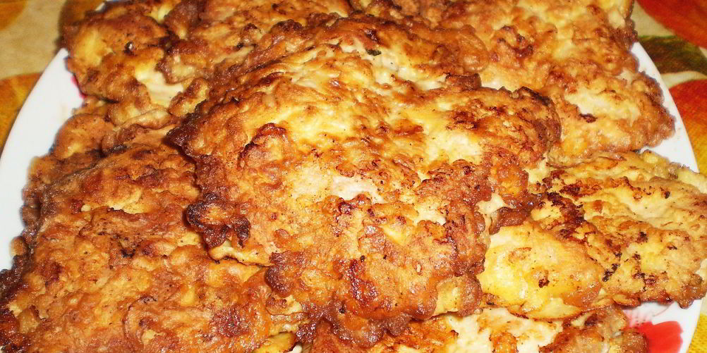 Рецепт отбивной свинины, жаренной ны сковороде в кляре