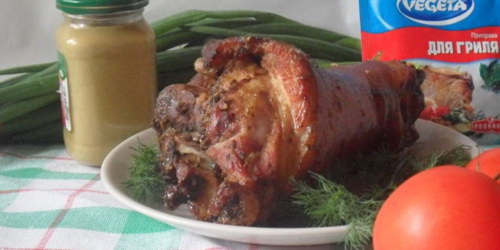 Рецепт свиной рульки в пиве