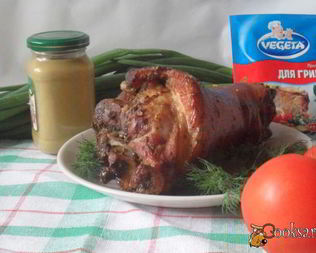 Свиная рулька в пиве