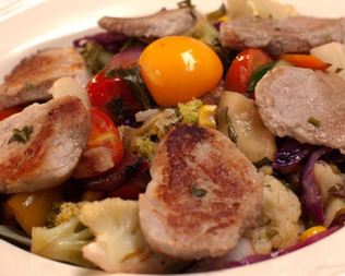 Свинина и тринадцать овощей