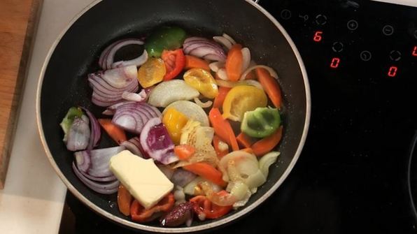 свинина и тринадцать овощей