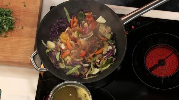 свинина и тринадцать овощей